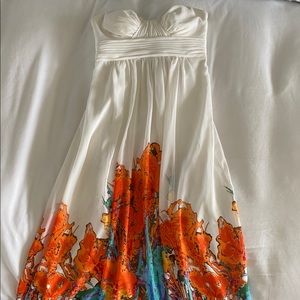 Aidan Mattox Strapless Gown * Free Bangles